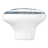 コースタルホームブルー水カラーZ文字カスタム セラミックノブ (側面)