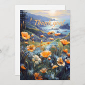 コースタルポピースシースケープ サンキューカード (正面/裏面)