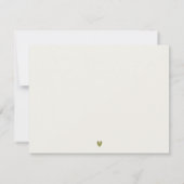 コースタルマイアミビーチパームツリーウォーター結婚カラー 出欠カード (裏面)