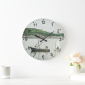 コースタルメインバーハーバーボーツ ラージ壁時計 (ホーム)