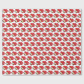 コースタルメーンロブスターディナーシーフードフード ラッピングペーパー (フラット)