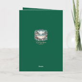 コースタルライフクリスマスホリデーカード サンキューカード (裏面)