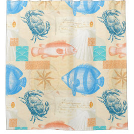 コースタルライフスタイルコラージュフロリダビーチハウス シャワーカーテン