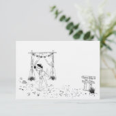 コースタルラブサンディミニマルビーチラインアートプティ エンクロージャーカード (スタンド正面)