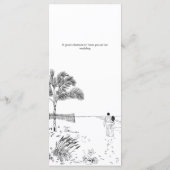 コースタルラブサンディミニマルビーチラインア結婚ート メニュー (裏面)