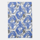 コースタルリビングブルーロブスター キッチンタオル (縦)