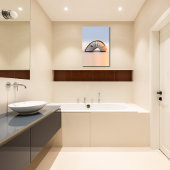 コースタルリビングルームウォールアートシーシェル キャンバスプリント