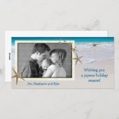 コースタルリビング海ファミリーホリディフォトカード シーズンカード (正面/裏面)