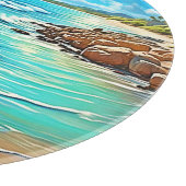 コースタルロックシーンデザイン カッティングボード (角)