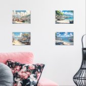 コースタルヴィレッジと魚釣りボート (リビング)