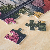 コースタルヴィレッジチャームカーメルカリフォルニア ジグソーパズル (側面)