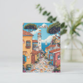 コースタルヴィレッジチャームカーメルカリフォルニア ポストカード (スタンド正面)