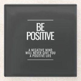 コースターで前向きある ガラスコースター