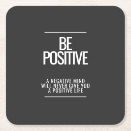 コースターで前向きある スクエアペーパーコースター