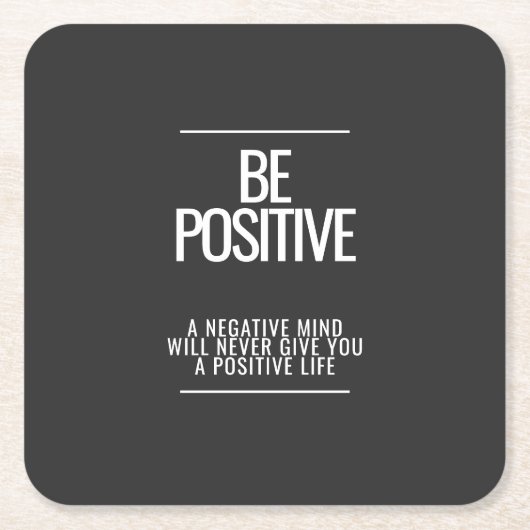 コースターで前向きある スクエアペーパーコースター (正面)