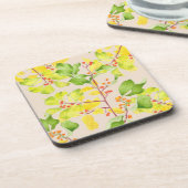 コースターのセットに登場する秋の果実 コースター (左側)