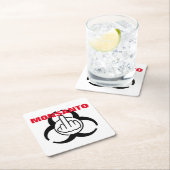 コースターのモンサントのバイオハザードフリップ スクエアペーパーコースター (インサイチュ)