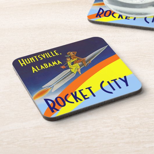 コースターのヴィンテージのロケット都市ハンツビルアラバマのAL コースター (左側)