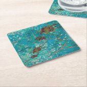 コースターの世界の亀のインディジェノシー。 スクエアペーパーコースター (アングル)