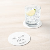 コースターの前夜 ラウンドペーパーコースター (インサイチュ)