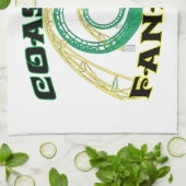 コースターの熱狂者 キッチンタオル (折り畳み)