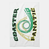 コースターの熱狂者 キッチンタオル (縦)
