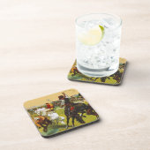 コースターの野生の西のブロンコ破裂の乗馬 コースター (右側)