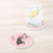 コースターの~のヴィンテージの世紀半ばの眼科医ガラス コースター (側面)