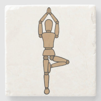 コースターのvriksasana ストーンコースター