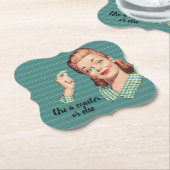 コースターを使用するか、その他の場合。コースター ペーパーコースター (アングル)