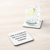 コースターを使用すれば私は喉の打ちます コースター (右側)