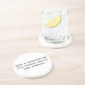 コースターを使用すれば私は喉の打ちます コースター (側面)