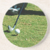 コースターを離れてティーにのせること コースター (正面)