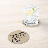 コースターを飲む ラウンドペーパーコースター (インサイチュ)