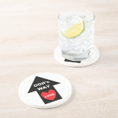 コースターゴッドウェイラブアローハート コースター (側面)