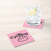 コースターサイクリング反転 スクエアペーパーコースター (インサイチュ)