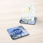 コースターストップ – 青記号 – 6のセット コースター (右側)