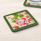 コースターセットでバラ色の豊富 コースター (左側)