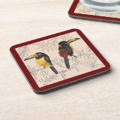 コースターセットのトゥーカン コースター (左側)