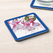 コースターセットの'フェスティバル明るい赤紫色' コースター (左側)