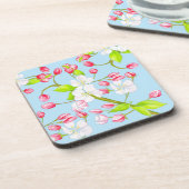 コースターセットの楽しい春(C) コースター (左側)