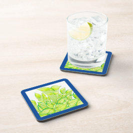 コースターセットの「調和を緑に」 コースター