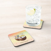 コースターセットアココナッツピナコラダデザイン コースター (右側)