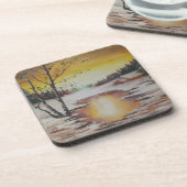 コースターセットアンヘイズウィンターシーン コースター (左側)