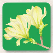 コースターセット上の黄色のマグノリアス コースター (正面)