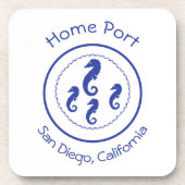 コースターセット – シーホースホームポート コースター (正面)