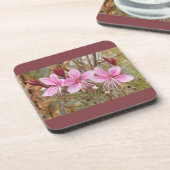 コースターセット – ピンクガーラ コースター (左側)