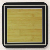 コースターセット – フレーム内の竹 コースター (正面)