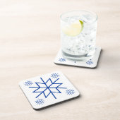 コースターセット – ブルースノーフレーク コースター (右側)