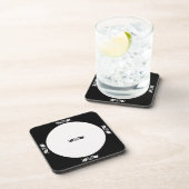 コースターセット – ホリ葉ーズの白黒 コースター (右側)